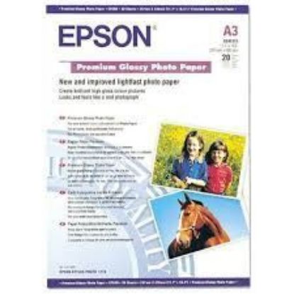 Изображение Фотопапір A3 Epson Premium Glossy Photo Paper,  20 арк, 250 г/м2 (C13S041315)