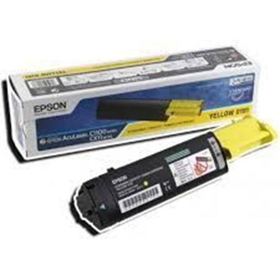 Зображення Тонер-картридж Epson AcuLaser C1100, CX11N, CX11NF yellow (C13S050187)