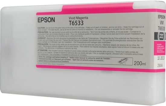 Зображення Картридж струменевий Epson StPro 4900 vivid magenta, 200мл (C13T653300)