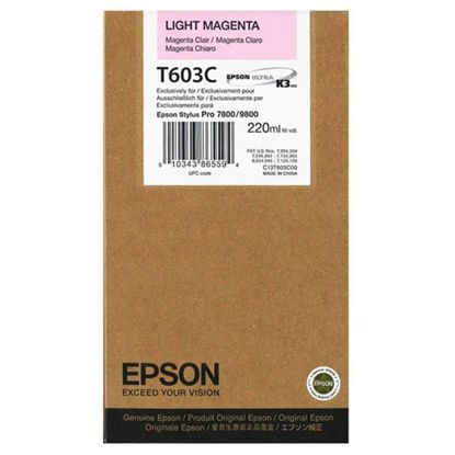 Зображення Картридж струменевий Epson StPro 7800, 9800 light magenta 220ml (C13T603C00)