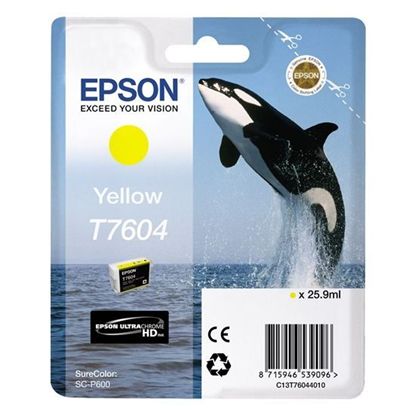 Зображення Картридж cтруменевий Epson SureColor SC-P600 yellow (C13T76044010)