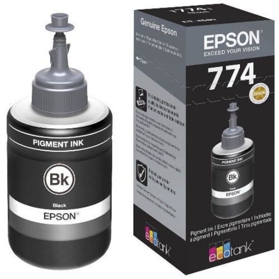 Изображение Контейнер з чорнилом Epson 774 Black Pigment (C13T77414A)