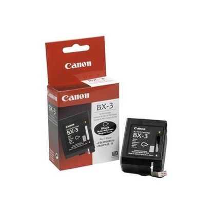 Изображение Картридж Canon BX-3 Black для Fax-B100/110/120/140/150/155/820/840, MultiPASS 10