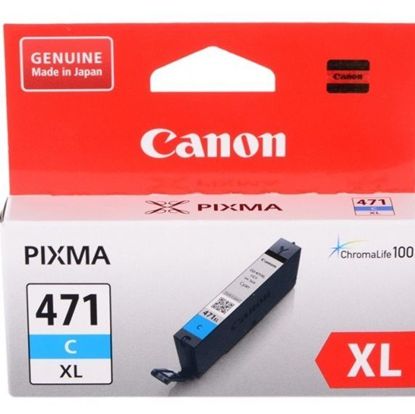  Зображення Картридж Canon CLI-471C XL PIXMA MG5740/MG6840 Cyan 