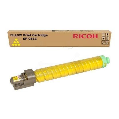 Зображення Тонер-картридж Ricoh 821218 жовтий великої ємності для SP C811DN (821218)