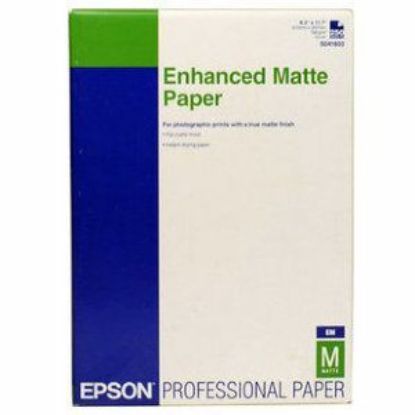 Изображение Папір A4 Epson  Enhanced Matte Paper, 250 арк, 192 г/м2 (C13S041718)