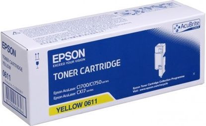 Зображення Тонер-картридж Epson AcuLaser C1700, 1750, CX17 yellow (C13S050611)