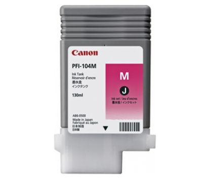 Изображение Картридж струменевий Canon PFI-104M Magenta для iPF 650, 655, 750,755; 130мл (3631B001AA)