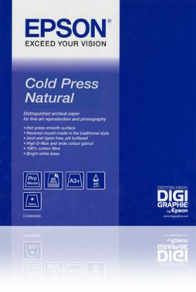 Изображение Папір Epson Cold Press Natural, 305 г/м2, 60" х 15 м (C13S042306)