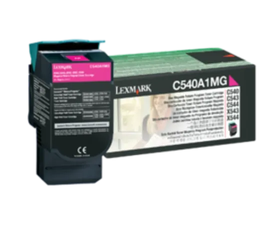 Изображение Тонер-картридж Lexmark Magenta на 1000 стор. (C540A1MG)