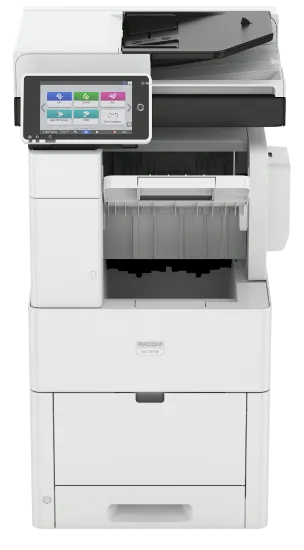 Зображення БФП A4 Ricoh IM C530F, 53 стор./хв., повноколірний мережевий  4-в-1, фінішер-степлер, SPDF, дуплекс (418226)