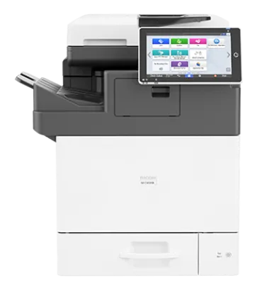 Зображення БФП A4 Ricoh IM C400SRF, 43 стор./хв., повноколірний мережевий, 4-в-1, фінішер-степлер, SPDF, дуплекс (418575)