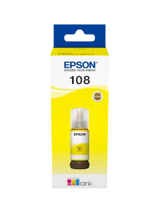 Зображення Контейнер з чорнилом  Epson 108 Yellow (C13T09C44A)