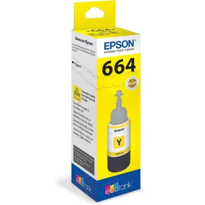 Зображення Контейнер з чорнилом Epson 664 Yellow (C13T66444A)