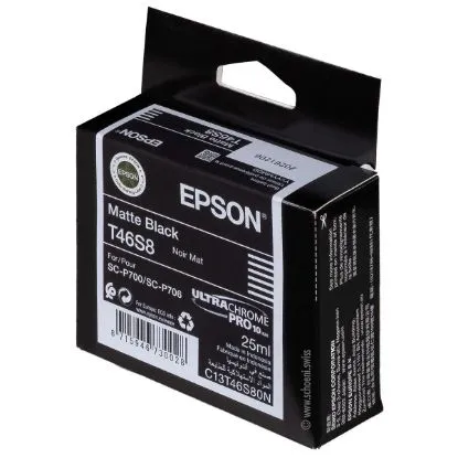 Зображення Картридж cтруменевий Epson Singlepack T46S8 Matte Black для SureColor SC-P700, 25 мл (C13T46S80N)