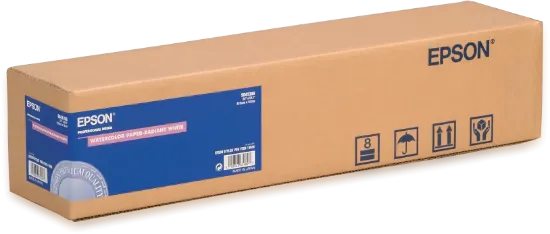 Зображення Папір Epson Water Color Paper - Radiant White Roll, 24" x 18 m, 190g/m2 (C13S041396)