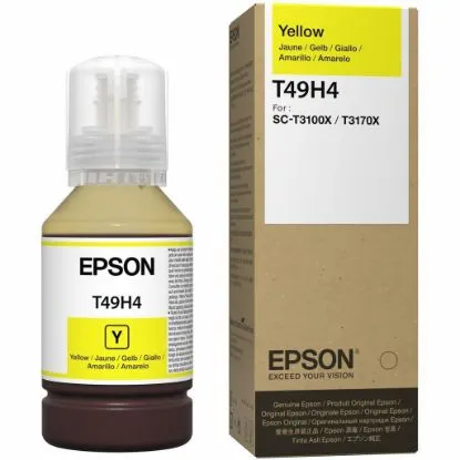 Зображення Контейнер з чорнилом Epson T49H4 Yellow 140ml для SureColor SC-T3100 (C13T49H400)